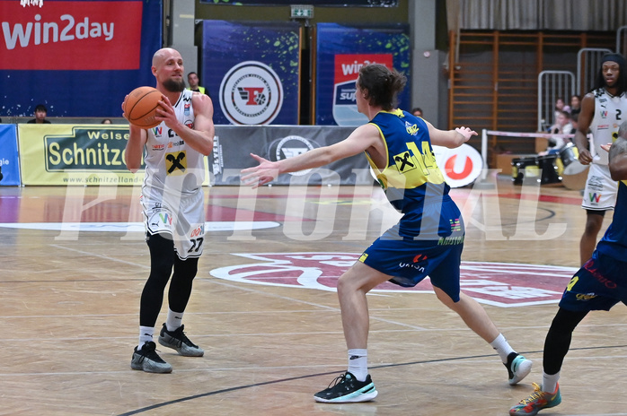 Basketball, Superliga 2024/25, 9. Plazierungsrunde, Flyers Wels vs. UBSC Graz,