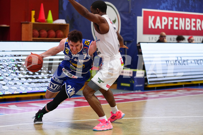 Basketball Superliga 2021/22, Grundduchgang 14.Runde , Kapfenberg vs.Gmunden


