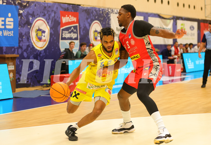 Basketball Superliga 2023/24, Playoff, Viertelfinale Spiel 2 SKN St. Pölten vs. Traiskirchen Lions


