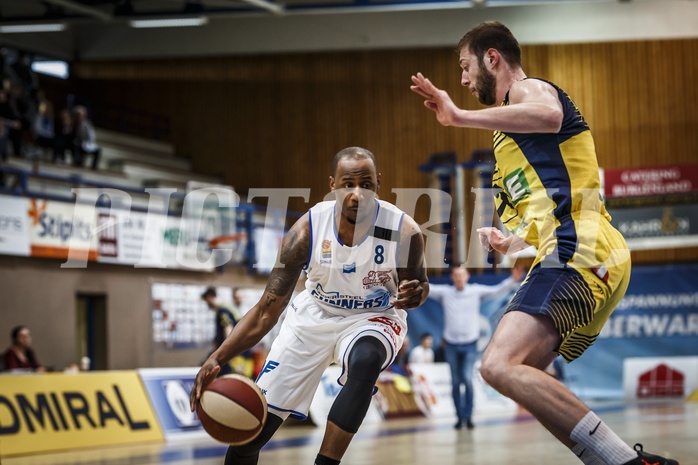 Basketball, ABL 2018/19, Grunddurchgang 27.Runde, Oberwart Gunners, UBSC Graz, Justin Coleman (8) Basketball, ABL 2018/19, Grunddurchgang 27.Runde, Oberwart Gunners, UBSC Graz, Justin Coleman (8)