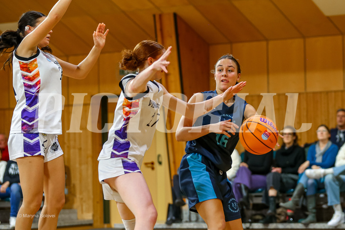 01.12.2024 Österreichischer Basketballverband 2024/25, SLWU19, Vienna United vs. Vienna Timberwolves