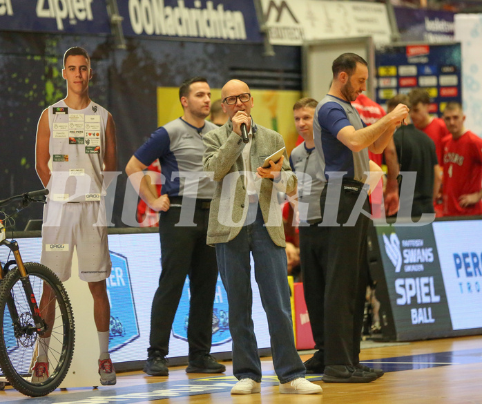 Basketball Superliga 2024/25, Grunddurchgang 20.Runde Gmunden Swans vs. Flyers Wels


