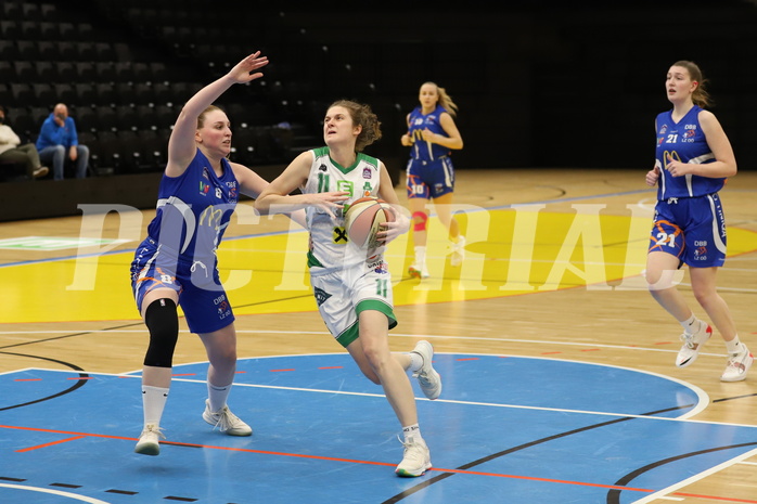 17.02.2022, Basketball Damen Superliga 2021/22, Grunddurchgang 11.Runde,  
UBI Graz vs. DBB LZ OÖ