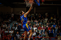 Basketball, Win2Day Superliga 2024/25, Grunddurchgang 4.Runde, Traiskirchen Lions, St. Pölten, Duje Putnik (11)