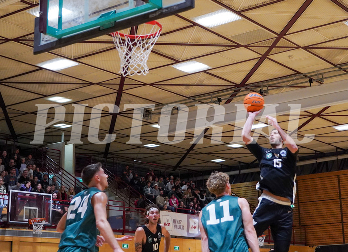 Basketball Zweite Liga 2024/25, Grunddurchgang 6.Runde Raiders Tirol vs. Raiffeisen Dornbirn Lions