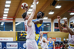 Basketball, Admiral Basketball Superliga 2019/20, Grunddurchgang 9.Runde, Traiskirchen Lions, SKN St. Pölten, Felix Lewis (1)