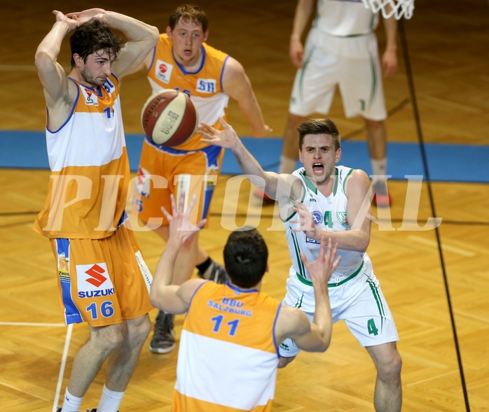Basketball 2.Bundesliga 2016/17, Grunddurchgang 21.Runde KOS Celovec vs. BBU Salzburg


