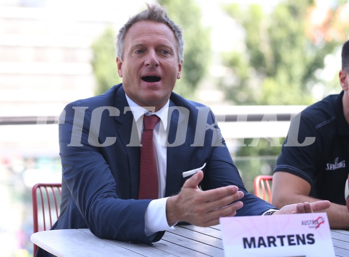 Basketball ÖBV 2019, Pressekonferenz  vs. 


