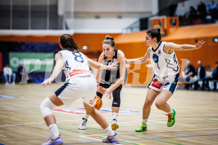 Basketball, Win2Day Basketball Damen Superliga 2023/24, Grunddurchgang 5.Runde, Vienna Timberwolves, Basket Flames, Lara Brunner (14)