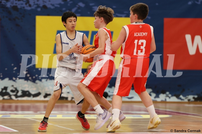 Basketball Superliga 2024/25, SLMU14 Traiskirchen Lions Academy vs. ATSE Graz


