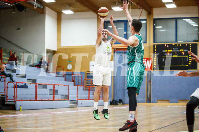 Basketball, Basketball Zweite Liga, Grunddurchgang 22.Runde, Basket Flames, KOS Celovec, Justin Vallejo (25)