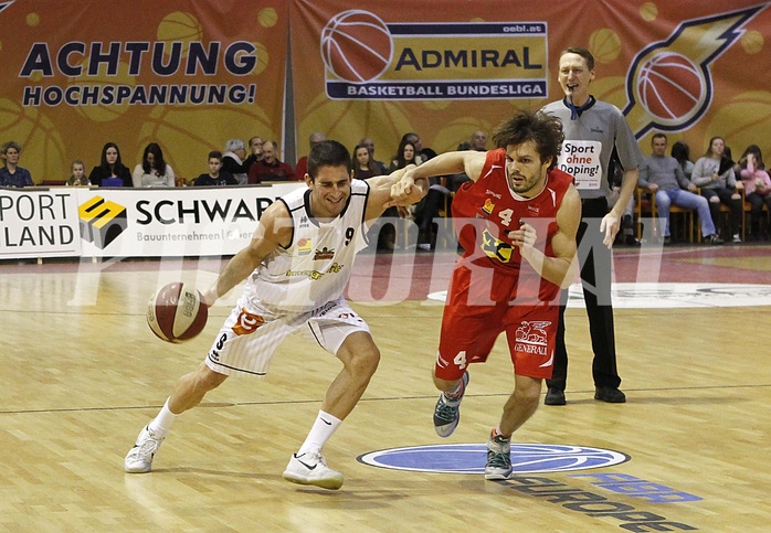 Basketball ABL 2015/16 Grunddurchgang 20.Runde  Güssing Knights vs WBC Wels