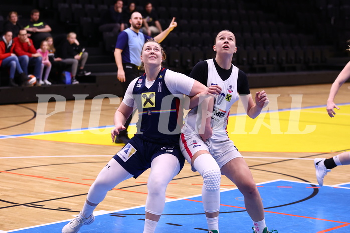 04.02.2024, Graz, Raiffeisen Sportpark, Basketball Damen Superliga 2023/24, Grunddurchgang 11.Runde, UBSC-DBBC Graz - SKN St. Pölten Frauen ,  