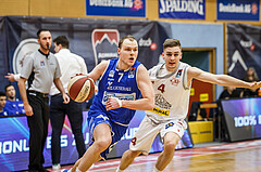 Basketball, Admiral Basketball Superliga 2019/20, Grunddurchgang 17.Runde, Traiskirchen Lions, Oberwart Gunners, Sebastian Käferle (7)