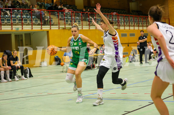 Basketball Damen Superliga 2023/24, Grunddurchgang 13.Runde Vienna United vs. UBI Graz


