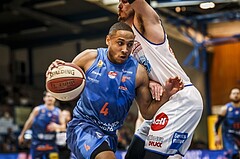 Basketball, ABL 2018/19, Grunddurchgang 25.Runde, Oberwart Gunners, Kapfenberg Bulls, Elijah Wilson (4)
