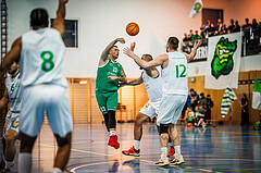 Basketball, Basketball Zweite Liga 2024/25, Grunddurchgang 16.Runde, UDW Alligators, KOS Celovec, Nikolas Susa (23)