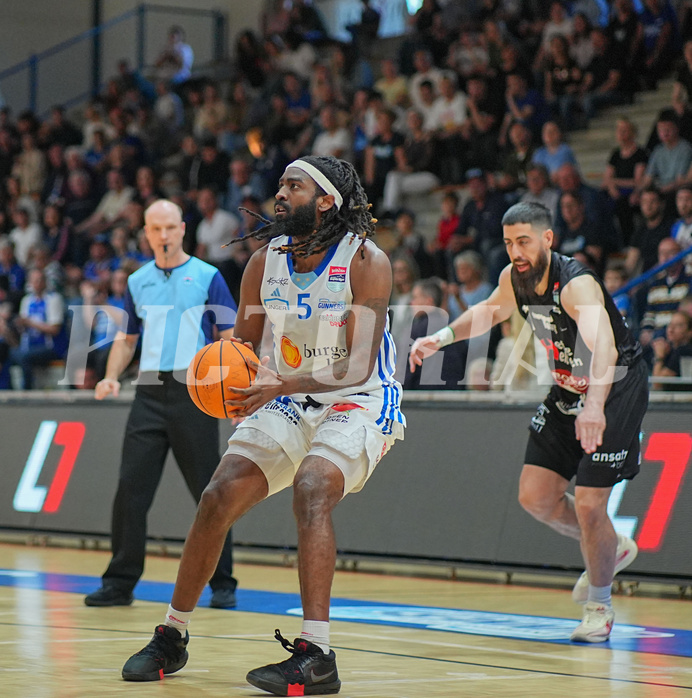 Basketball Superliga 2024/25, Playoffs, Viertelfinale Spiel 1 Oberwart Gunners vs. Kapfenberg Bulls


