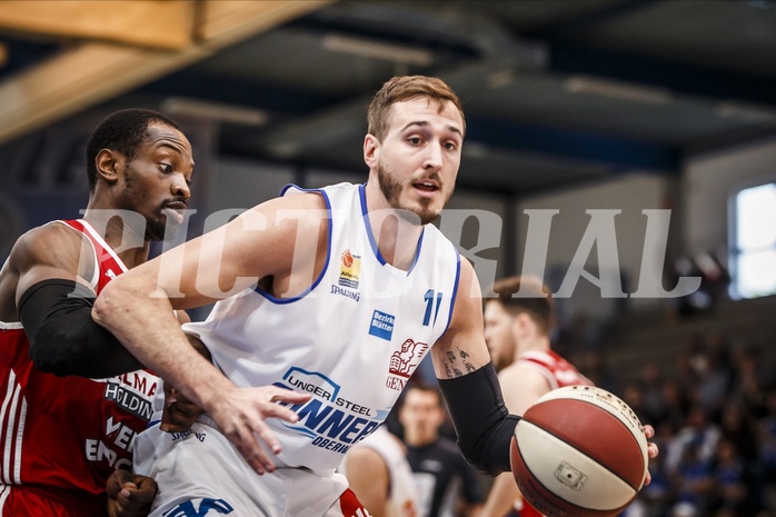 Basketball, ABL 2018/19, Playoff VF Spiel 1, Oberwart Gunners, BC Vienna, Hayden Thomas Lescault (11)