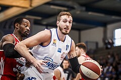 Basketball, ABL 2018/19, Playoff VF Spiel 1, Oberwart Gunners, BC Vienna, Hayden Thomas Lescault (11)