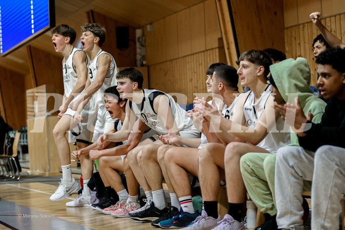 16.02.2025 Österreichischer Basketballverband 2024/25, SLMU16 Basket Flames WAT vs SG Salzkammergut