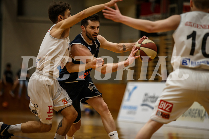 Basketball, Basketball Zweite Liga, Playoffs Viertelfinale 1. Spiel, Mattersburg Rocks, Mistelbach Mustangs, Petar Cosic (2)