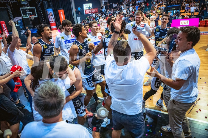 Basketball, Win2Day Superliga 2022/23, Playoff, Finale Spiel 4, BC Vienna, Gmunden Swans, 