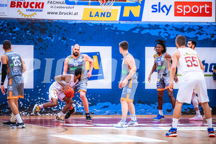 Basketball Basketball Superliga 2021/22, 4. Qualifikationsrunde Traiskirchen Lions vs. Klosterneuburg Dukes