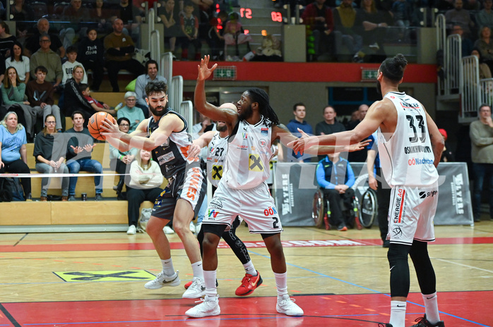 Basketball, Superliga 2024/25, Grunddurchgang 19.Runde, Flyers Wels vs. Klosterneuburg,