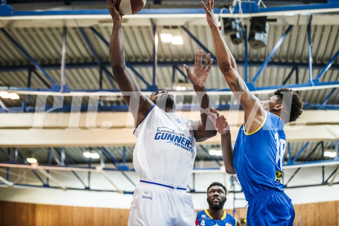 Basketball, ABL 2018/19, Grunddurchgang 9.Runde, Oberwart Gunners, UBSC Graz, Christopher Tawiah (14)