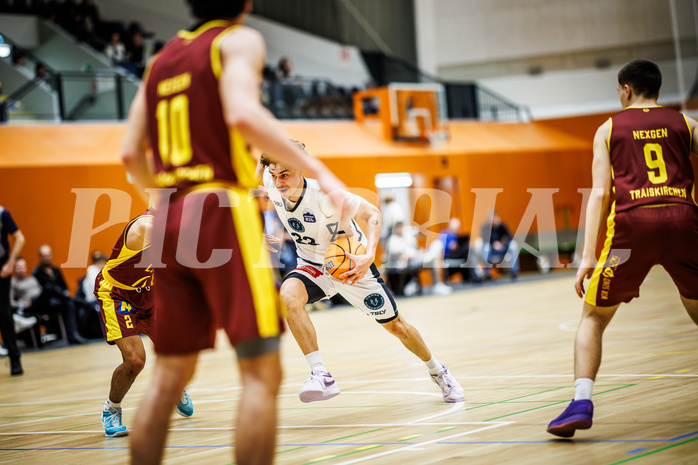 Basketball, Basketball Zweite Liga 2024/25, Grunddurchgang 20.Runde, Vienna Timberwolves, Traiskirchen Lions NexGen, Daniele Kuchar (22)