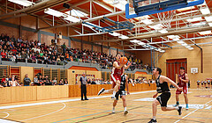 Basketball Zweite Liga 2024/25, Playoffs, Finale Spiel 1 Mistelbach Mustangs vs. Wörthersee Piraten


