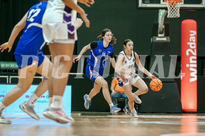 04.05.2025 Österreichischer Basketballverband 2024/25, SLWU19 Vienna United vs. DBB Basketgirls Wels