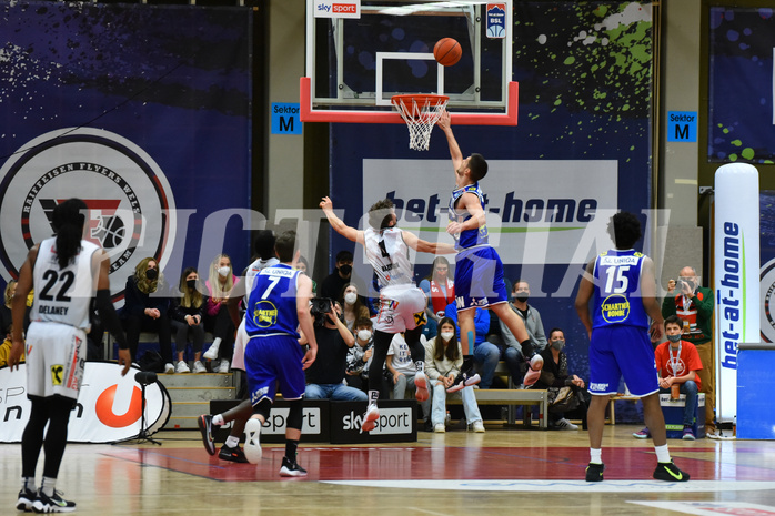 Basketball Superliga 2021/22, Grunddurchgang. 10.Runde Flyers Wels vs. Swans Gmunden Basketball Superliga 2021/22, Grunddurchgang. 10.Runde Flyers Wels vs. Swans Gmunden