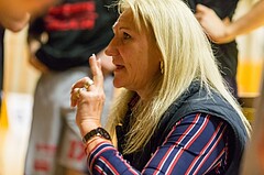Basketball, 2.Bundesliga, Grunddurchgang 4.Runde, Mattersburg Rocks, Villach Raiders, Natalia Tcherkasheva (Headcoach)