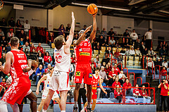 Basketball, win2day Basketball Superliga 2024/25, Grunddurchgang 17.Runde, SKN St. Pölten, Traiskirchen Lions, Nelson Haskin (21)