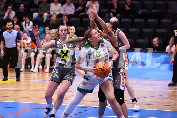 23.03.2024, Graz, Raiffeisen Sportpark, Basketball Damen Superliga 2023/24, Semifinale, Spiel 2, UBI Holding Graz - BK Raiffeisen Duchess Klosterneuburg,  