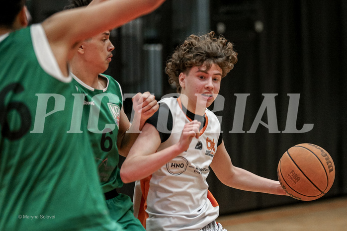 29.03.2025 Österreichischer Basketballverband 2024/25, SLMU16, Basket Dukes vs. KOS Celovec