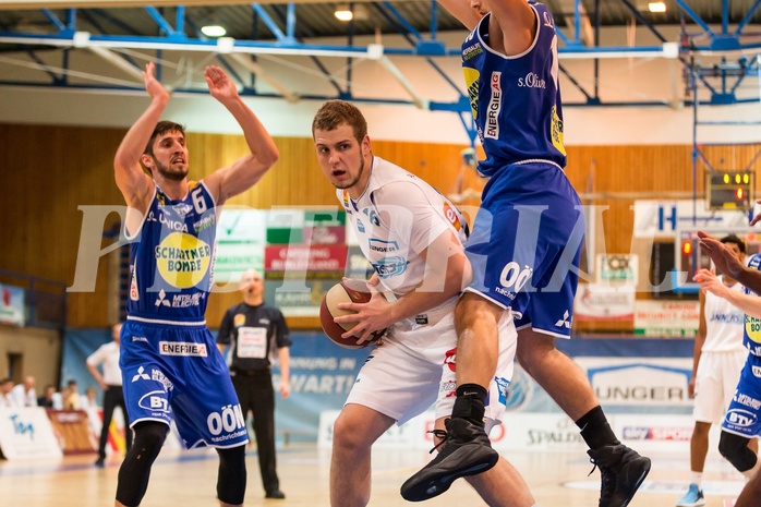Basketball, ABL 2017/18, Grunddurchgang 13.Runde, Oberwart Gunners, Gmunden Swans, Renato Poljak (16)