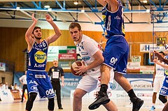 Basketball, ABL 2017/18, Grunddurchgang 13.Runde, Oberwart Gunners, Gmunden Swans, Renato Poljak (16)
