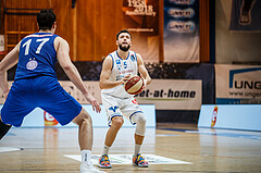 Basketball, bet-at-home Basketball Superliga 2020/21, Grunddurchgang 11. Runde, Oberwart Gunners, Vienna DC Timberwolves, Ignas Fiodorovas (5)