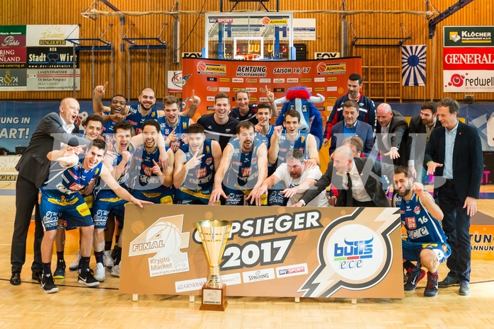 Basketball, CUP 2017 , Finale, Oberwart Gunners, Kapfenberg Bulls, Cupsieger 2017: Kapfenberg Bulls