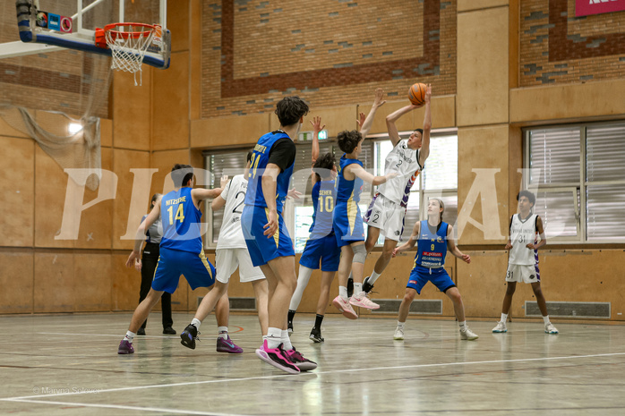 27.04.2025 Österreichischer Basketballverband 2024/25, SLMU16, VF Vienna United vs. SKN St. Pölten