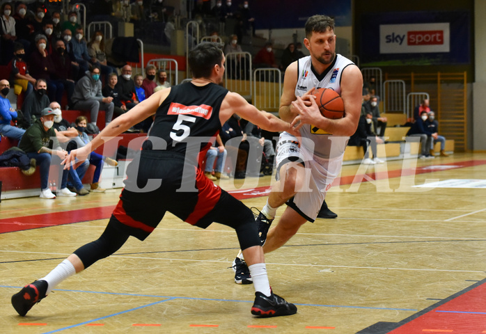 Basketball Superliga 2021/22, Grunddurchgang 14. Runde Flyers Wels vs. GGMT Vienna
