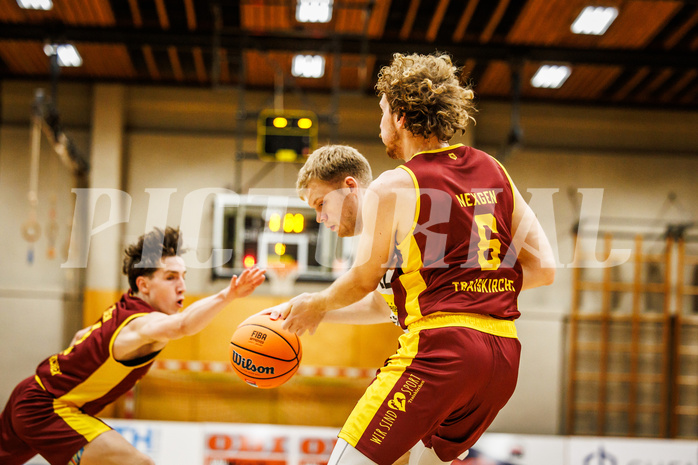 Basketball, Basketball Zweite Liga 2024/25, Grunddurchgang 6.Runde, Mattersburg Rocks, Traiskirchen Lions, Asdren Drew Koka (22)
