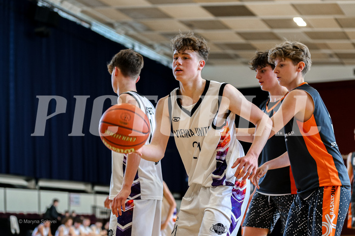 23.03.2025 Österreichischer Basketballverband 2024/25, SLMU16, Post SV Wien vs. Basket Dukes