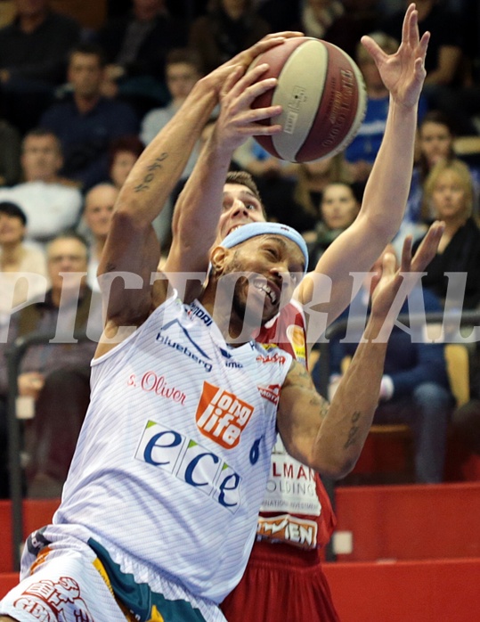 Basketball ABL 2015/16 Grunddurchgang 24.Runde Kapfenberg Bulls vs BC Vienna
