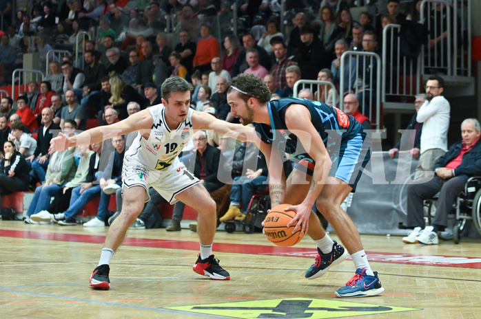 Basketball, Superliga 2023/24, Grunddurchgang 22. Runde, Flyers Wels vs. Vienna Timberwolves,
