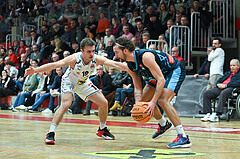 Basketball, Superliga 2023/24, Grunddurchgang 22. Runde, Flyers Wels vs. Vienna Timberwolves,
