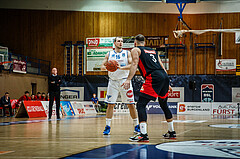 Basketball, bet-at-home Basketball Superliga 2021/22, Grunddurchgang Runde 4, Oberwart Gunners, BC GGMT Vienna, Renato Poljak (16)